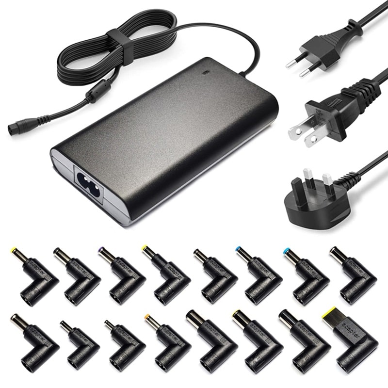 65w Slim Universal charger for laptops notebooks 15-20v output with 16 dc tips quickchargehub-min